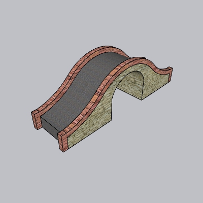 智达云拱桥(14)草图大师插件_草图大师模型_sketchup插件_sketchup